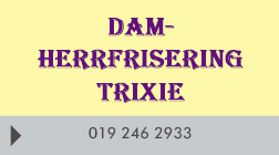 Dam-herrfrisering Trixie logo